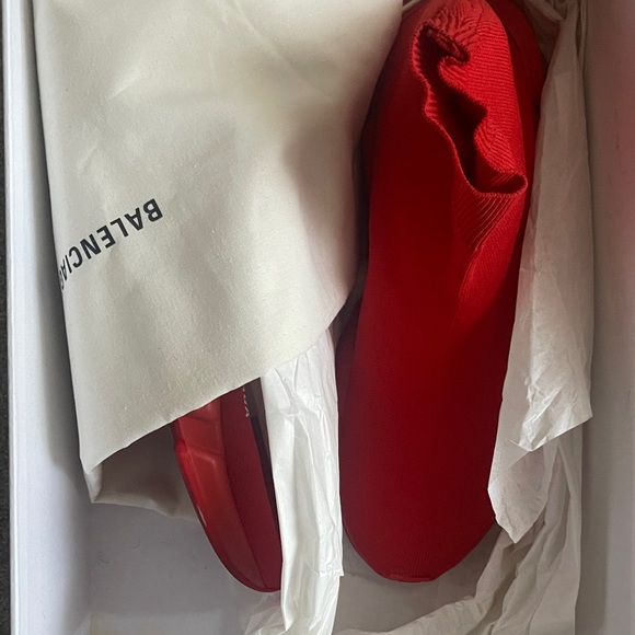 Balenciaga Vibrant Red Sock Shoes - Picture 1 of 4